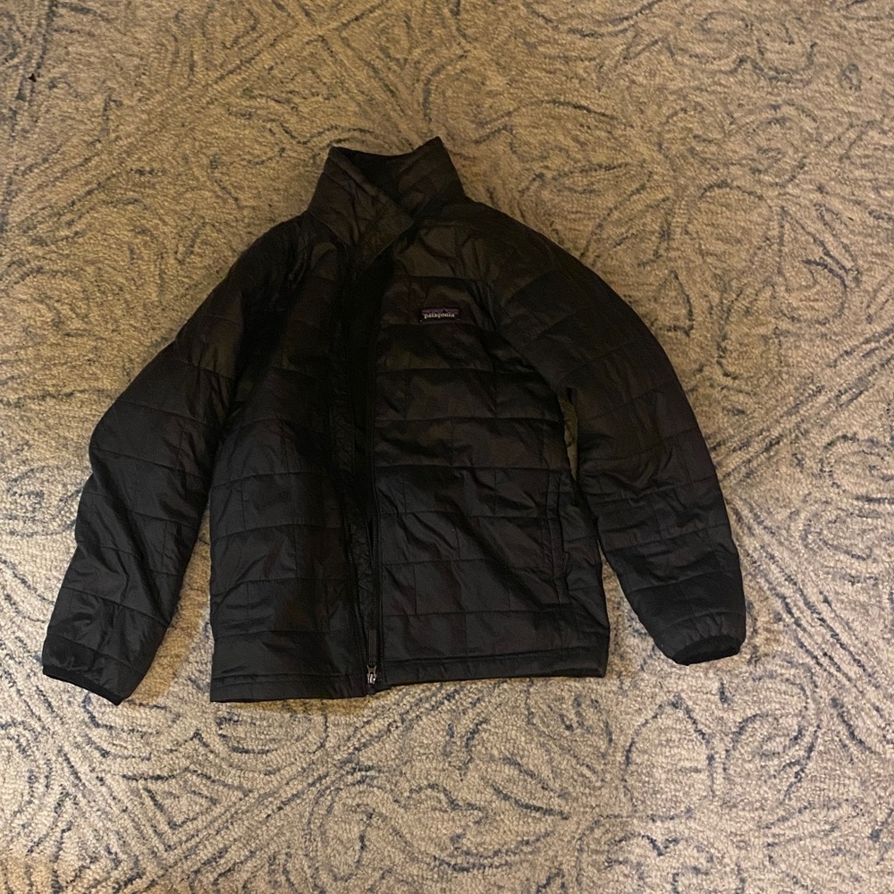 Kids Black Puffer Jacket